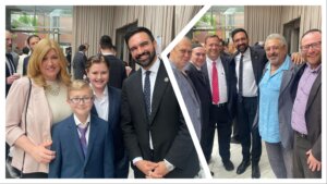 NYC Mayoral candidate Zohran Mamdani with Orthodox leaders, activisits on May 04.