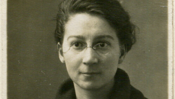 A portrait of Valland in her 20s.