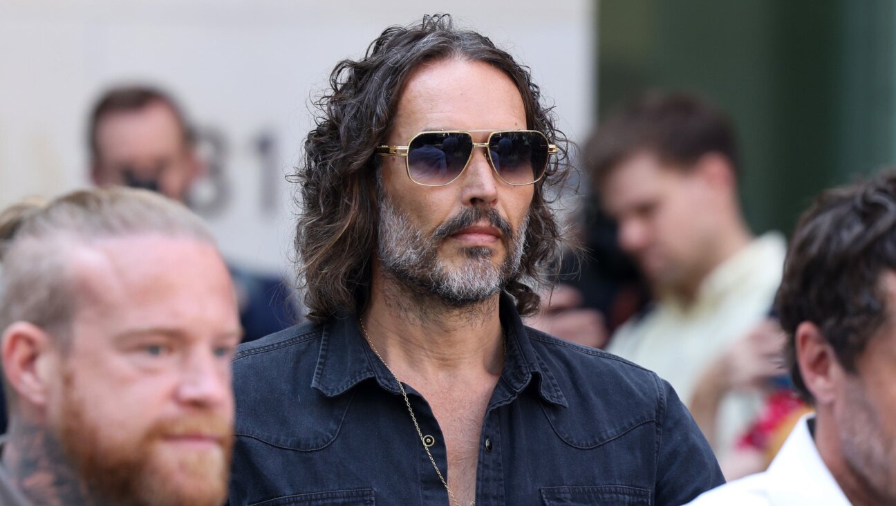 Russell Brand leaving court on May 2, 2025 in London, England. (Neil Mockford/Getty Images)
