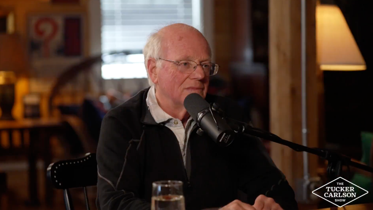 Ben Cohen sits for an interview with Tucker Carlson on May 5, 2025. (Screenshot)