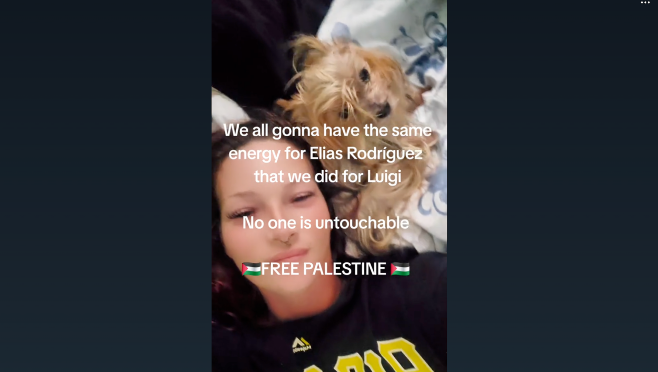 A TikTok post celebrating Elias Rodriguez. (Screenshot)