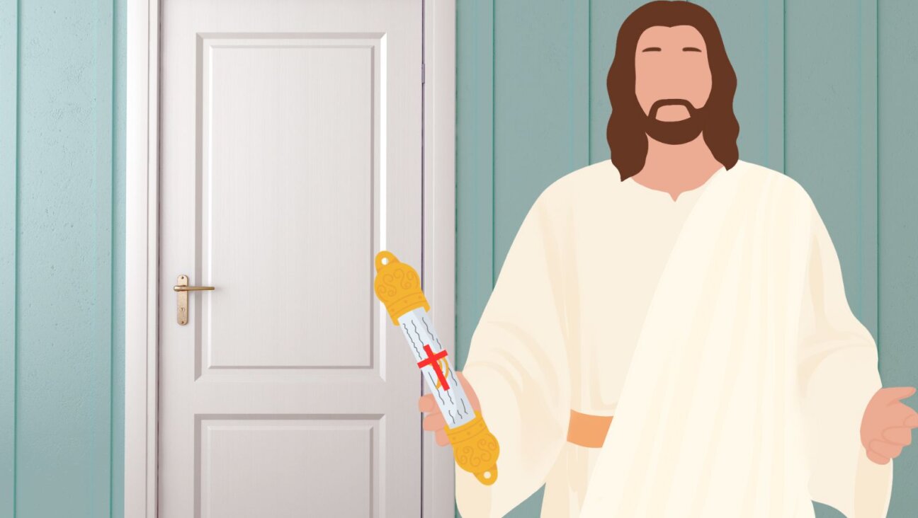 Usually, a mezuzah is a sign of a Jewish house — but imagine stepping closer to see that the mezuzah on the door is engraved with a cross.