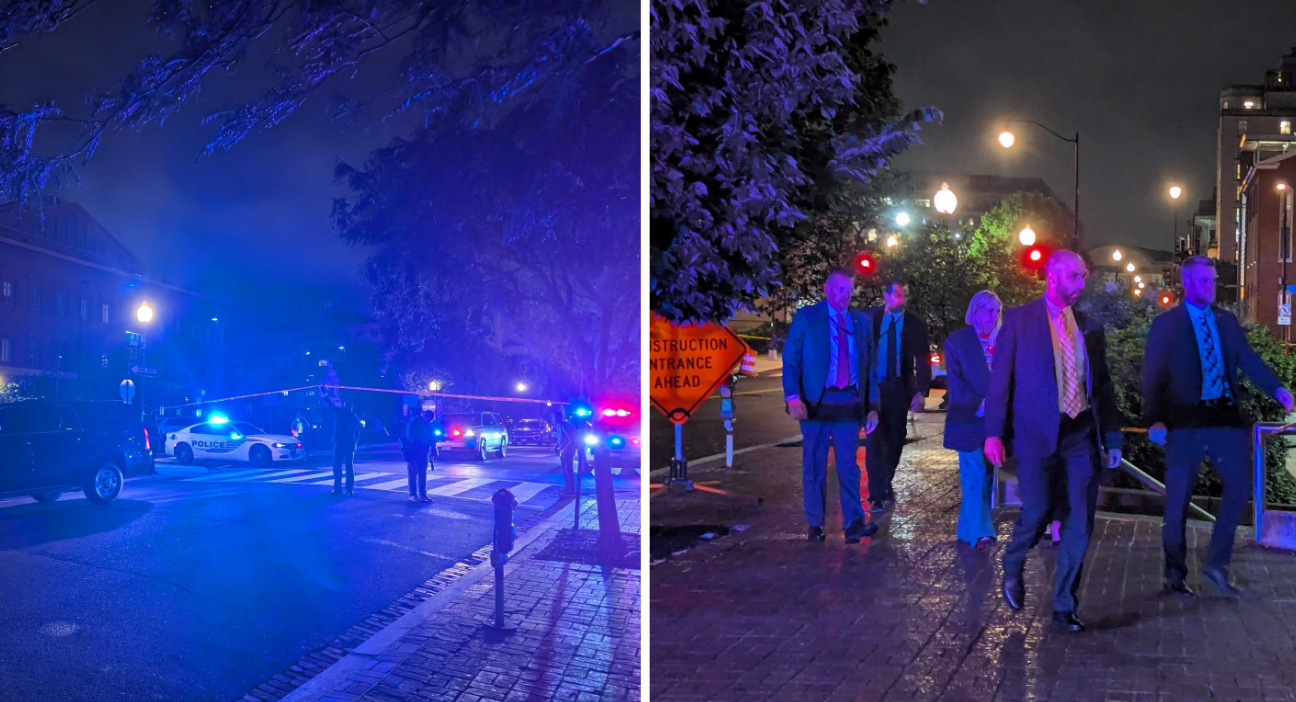 Scenes from the Capital Jewish Museum shooting of two Israeli Embassy staffers.