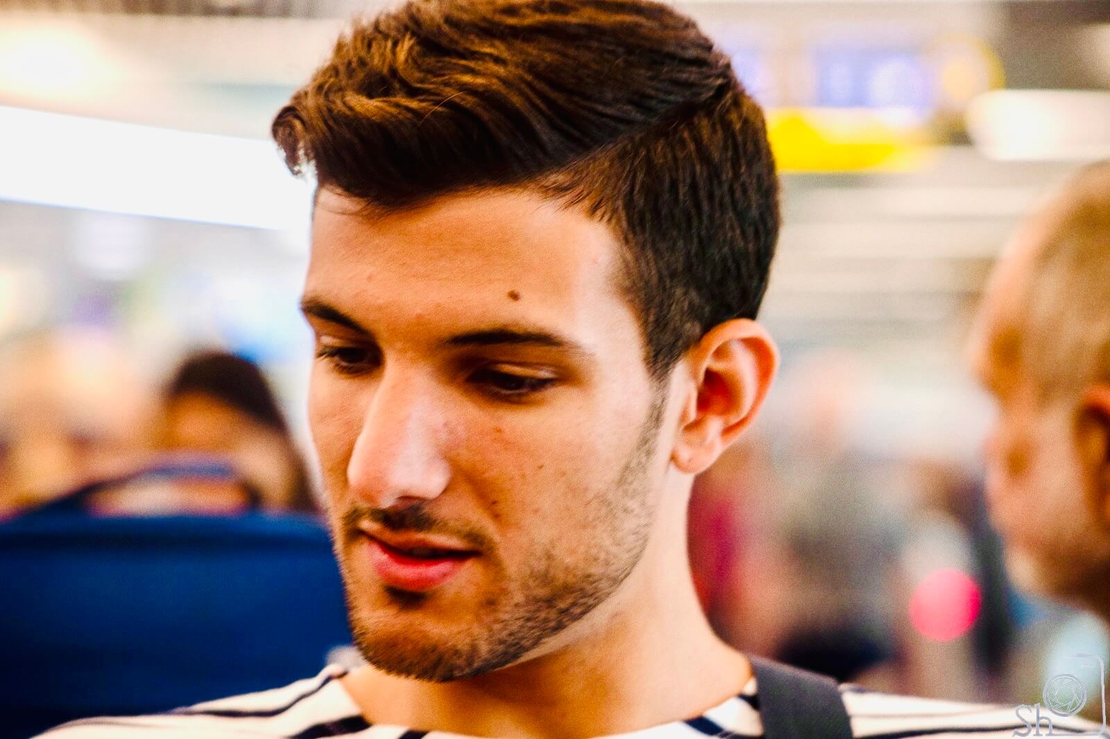 Yaron Lischinsky in Switzerland on a 2017 trip Israeli solders took after they had completed military service.