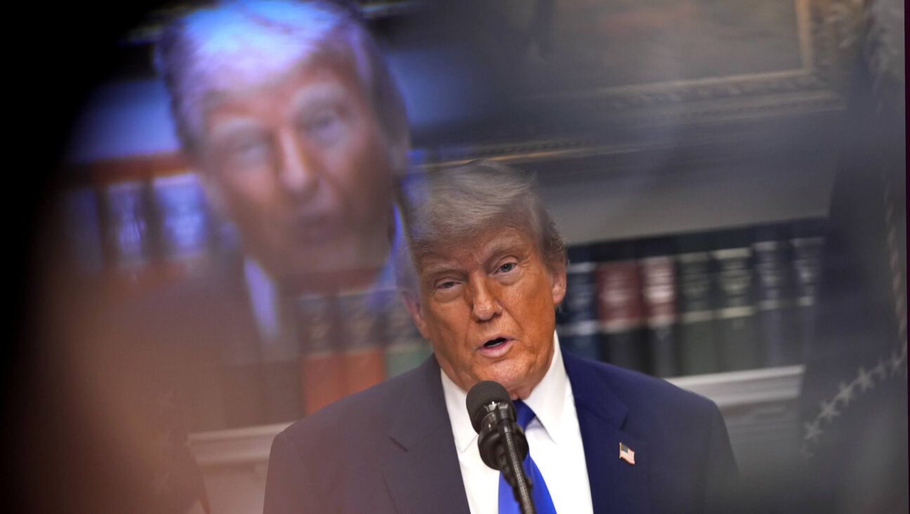 President Donald Trump speaks during a White House press conference on May 12. 
