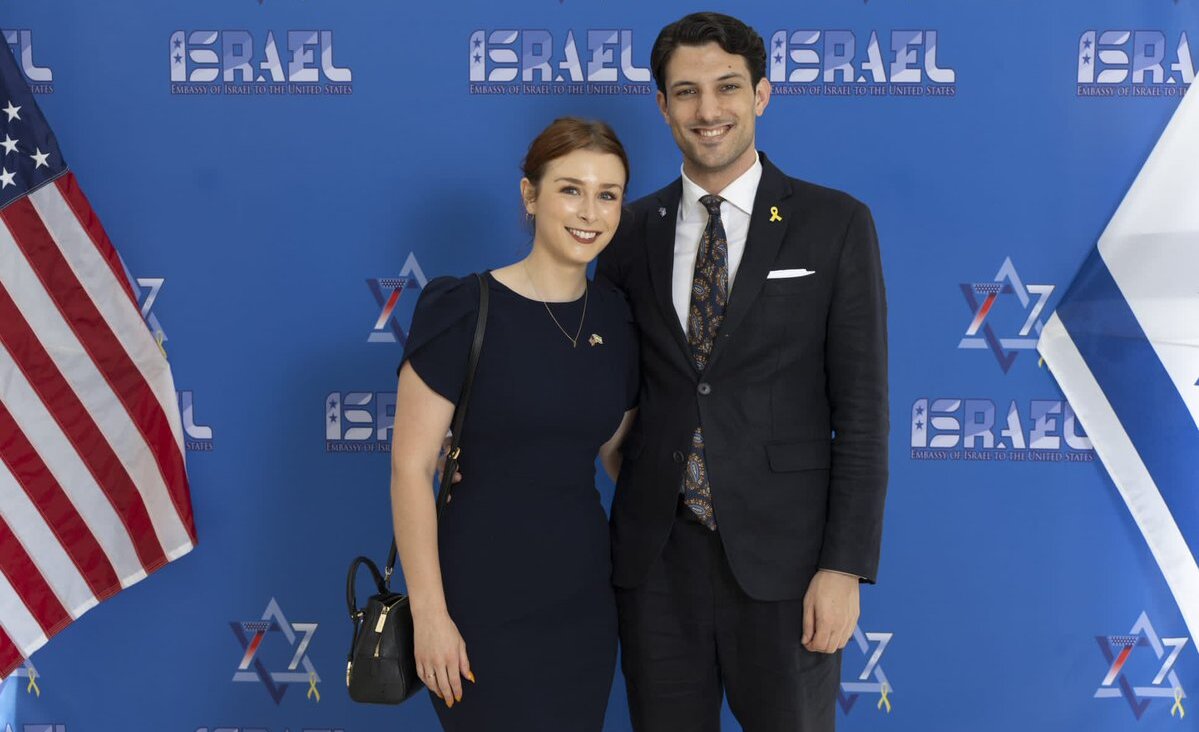 Sarah Milgrim and Yaron Lischinsky in an undated photo. The two were killed in an attack outside the Capital Jewish Museum on March 21.