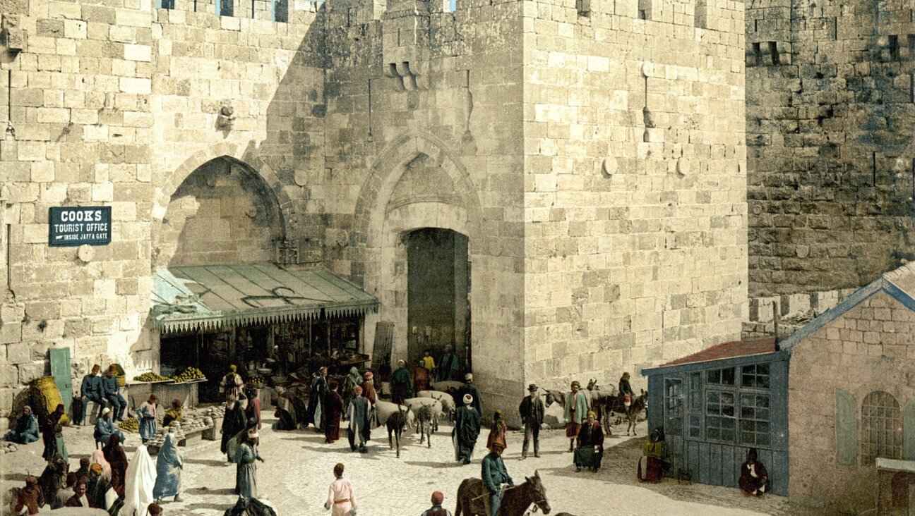 דער יפֿו טויער אין ירושלים, בערך 1890־1900