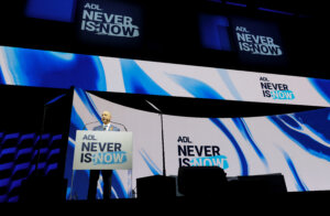 ADL CEO Jonathan Greenblatt speaks onstage the ADL's national conference in March.