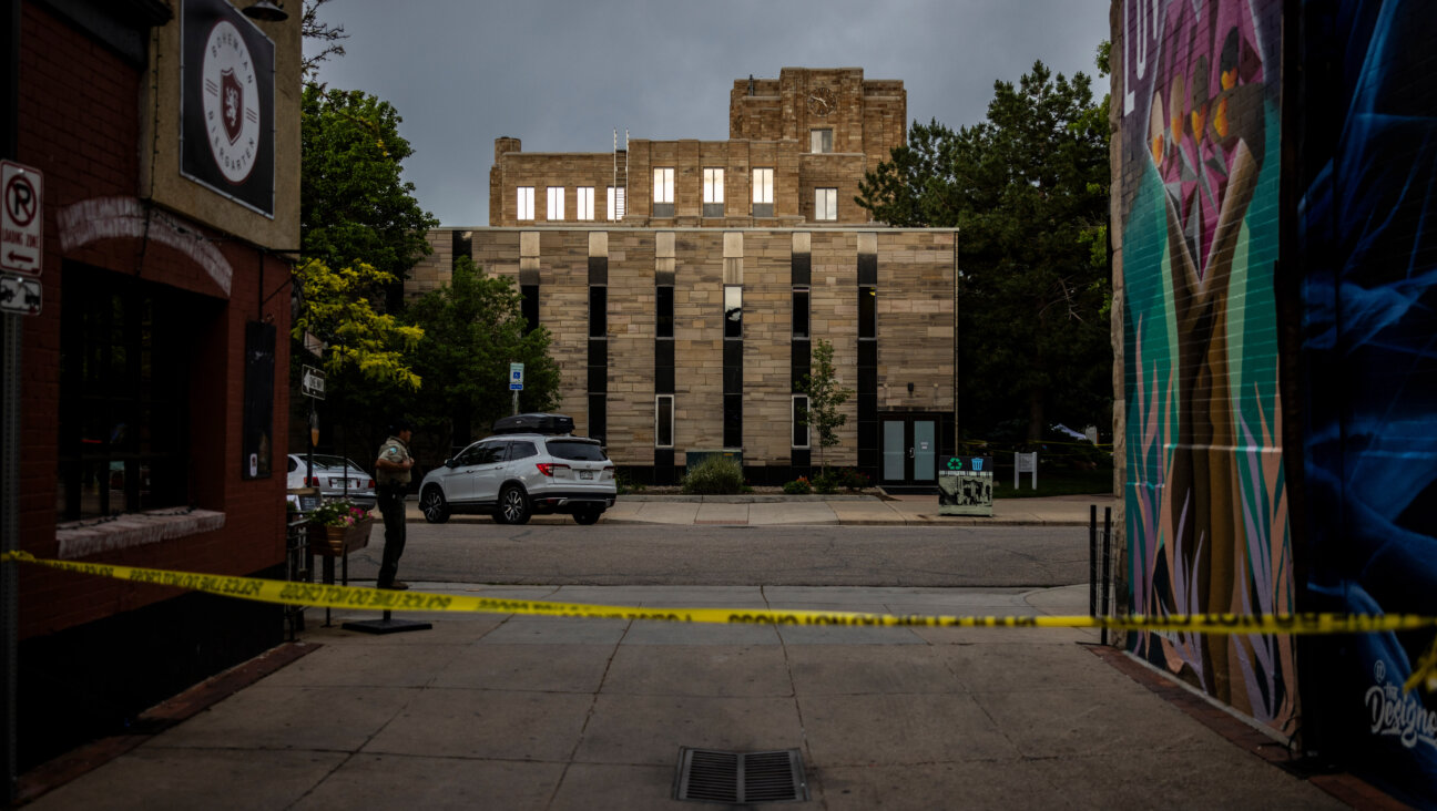 The downtown Boulder County Government Building is shown following an incident that the FBI is investigating as an act of terror on June 1, 2025 in Boulder, Colorado. A suspect is in custody after reportedly throwing an incendiary device at a group participating in an organized walk near the courthouse to show solidarity with hostages held by Hamas in Gaza.  (Photo by Chet Strange/Getty Images)