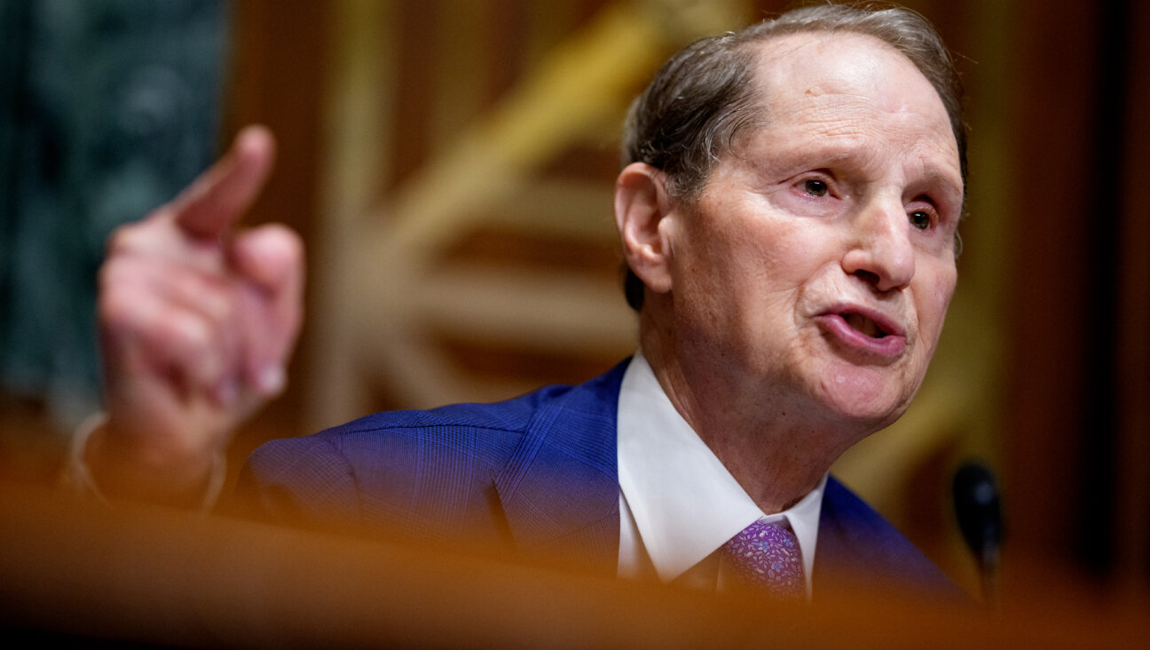 Sen. Ron Wyden at a Senate Finance Committee hearing on Capitol Hill on June 12, 2025.