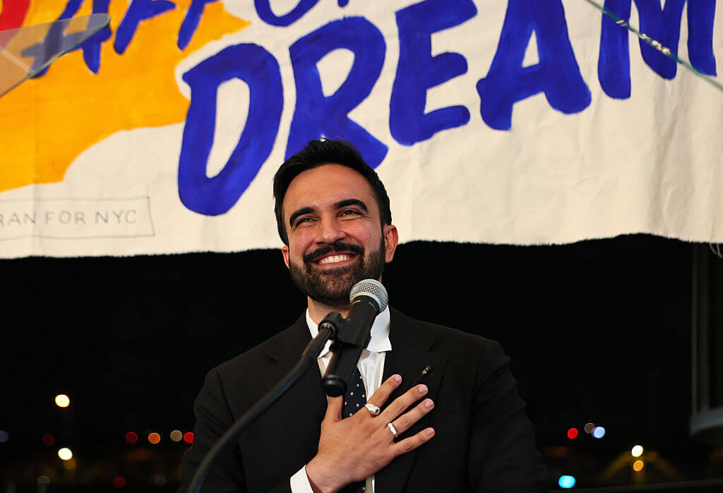 New York City mayoral candidate Zohran Mamdani on June 24.  
