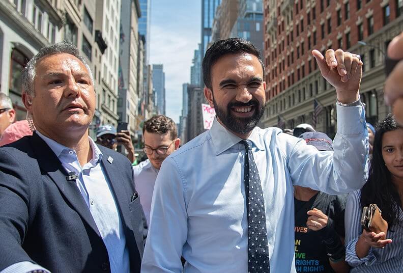 New York City mayoral candidate Zohran Mamdani on June 29. 