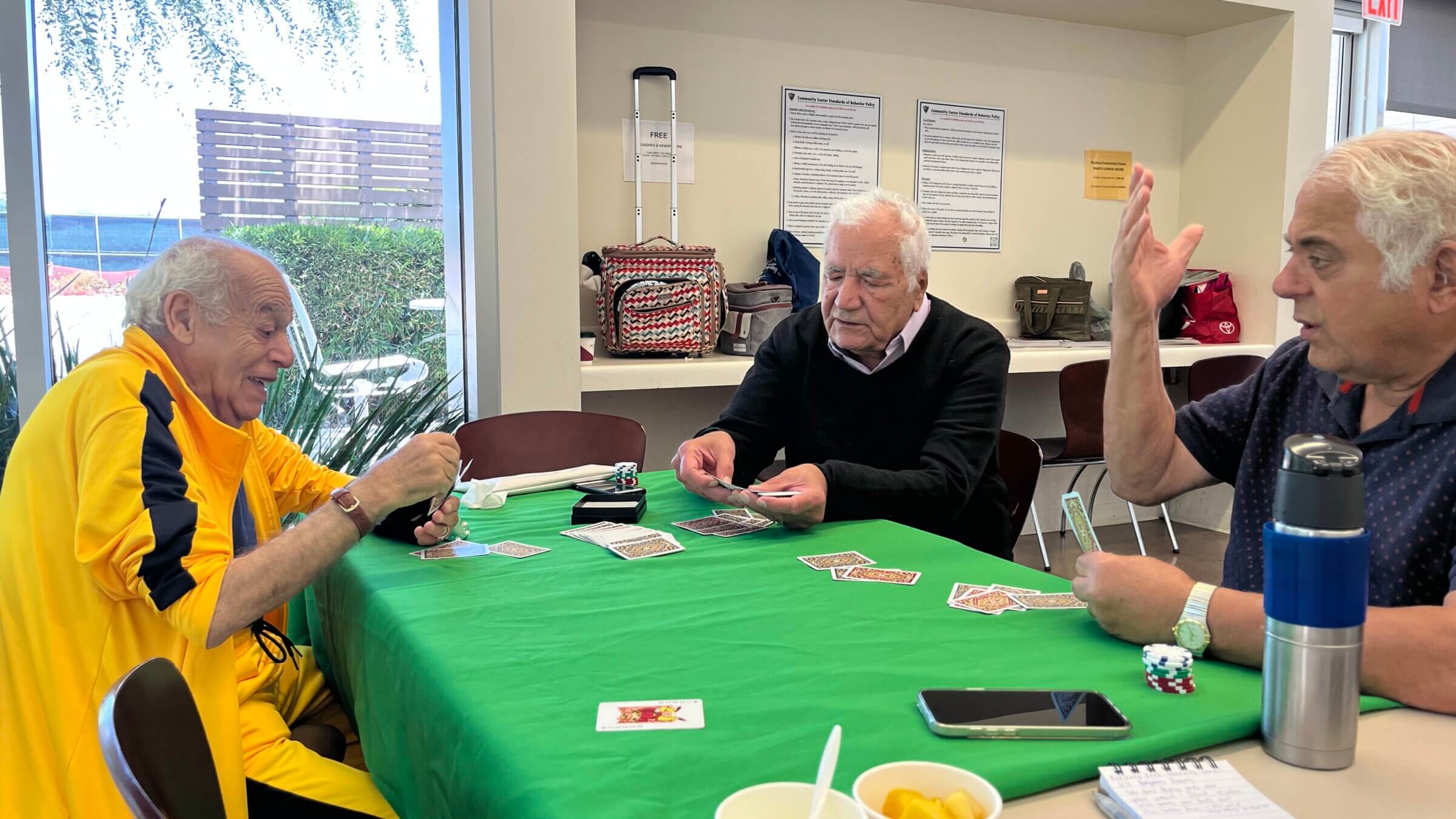 (L-R) David, Mehjad and Menashe each fled Iran more than 30 years ago.