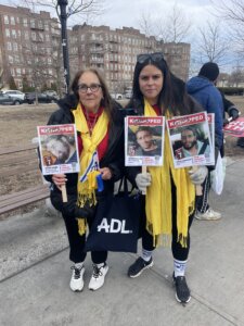 Penny Lee Berman (left) and Ariel Noyman (right) at Run for Their Lives in Brooklyn.