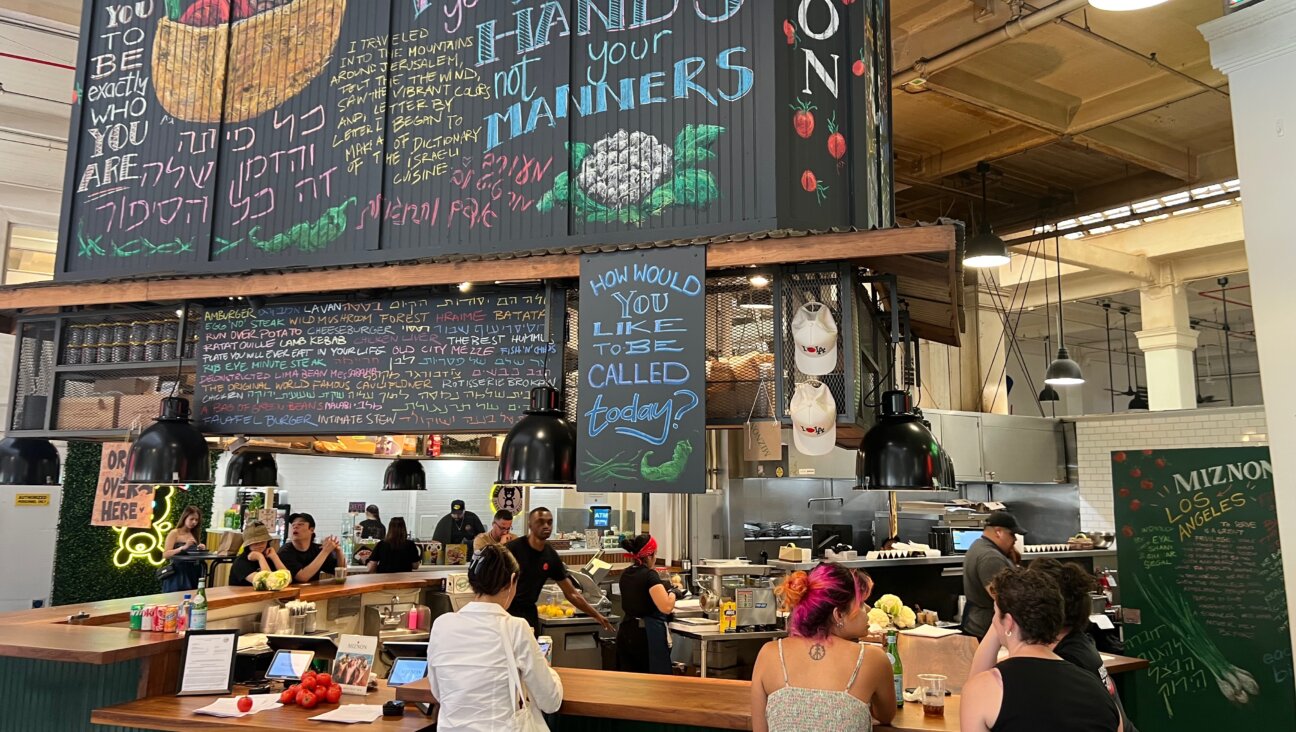 Israeli chef Eyal Shani's Miznon restaurant opened in Los Angeles's Grand Central Market in June 2025.