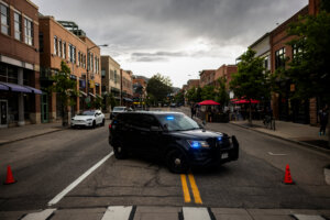 Police cordon off Pearl Street in Boulder, Colorado, following an incident that the FBI is investigating as an act of terror, June 1.