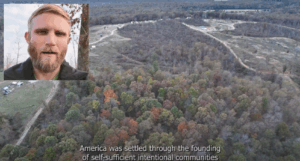 Eric Orwoll is co-founder of Return to the Land, which has established a segregated community in Arkansas.