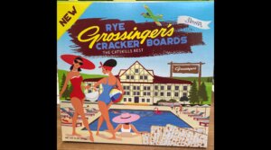 A Box of Grossinger’s Rye Cracker Boards, produced by Streit’s Matzos.