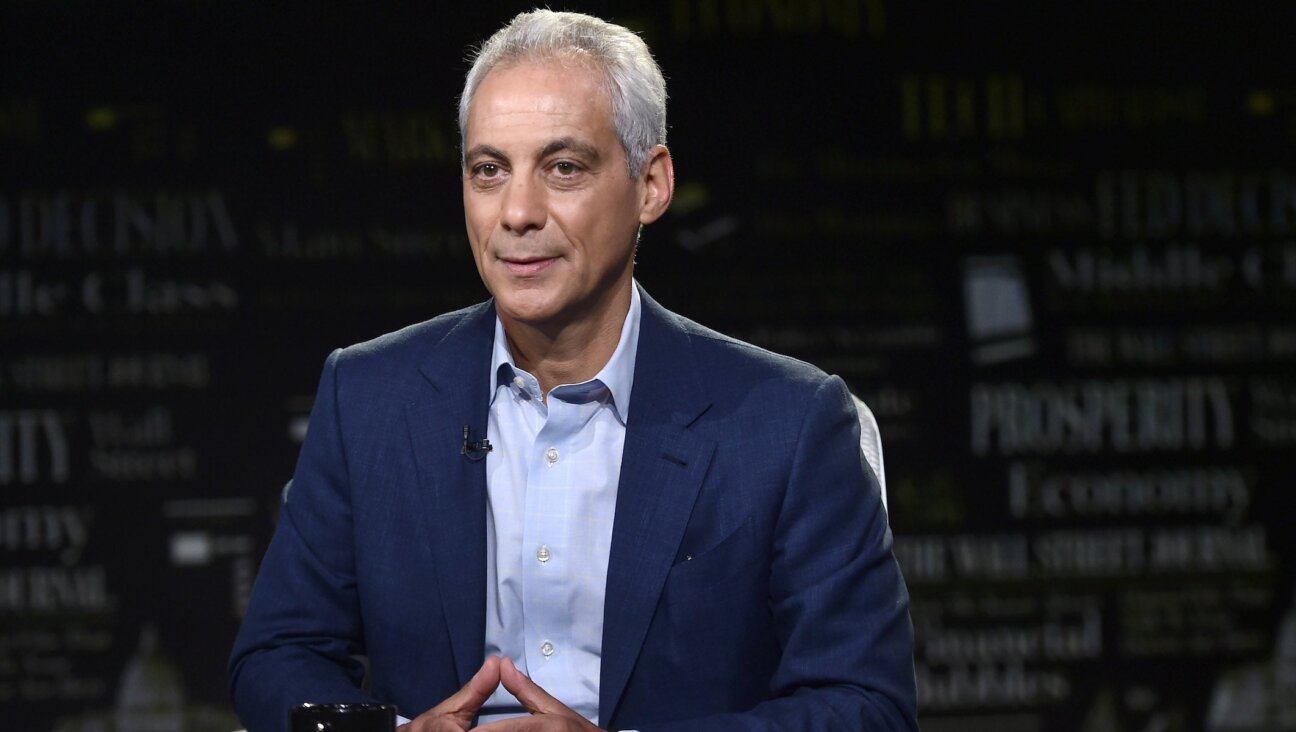 Rahm Emanuel, pictured in August 2021 at Fox Business Network studios in New York City.