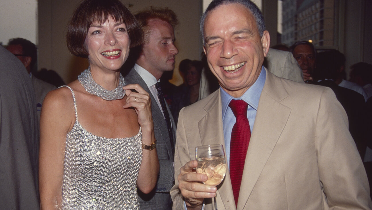 Si Newhouse with Anna Winotur at a book party in New York, 1990.