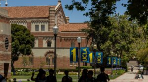 People walk around UCLA on Thursday, July 10, 2025 in Westwood, CA.