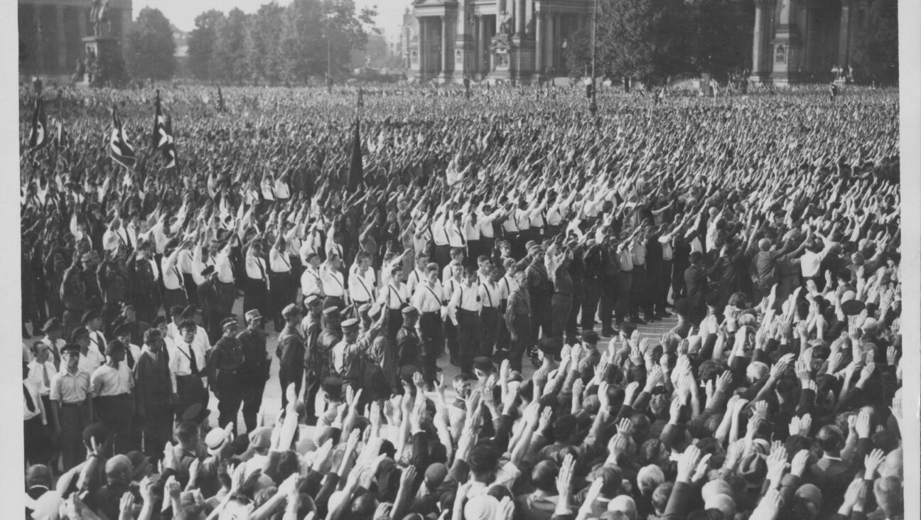 A Nazi Party rally at the Lustgarten in Berlin, prior to WWII.