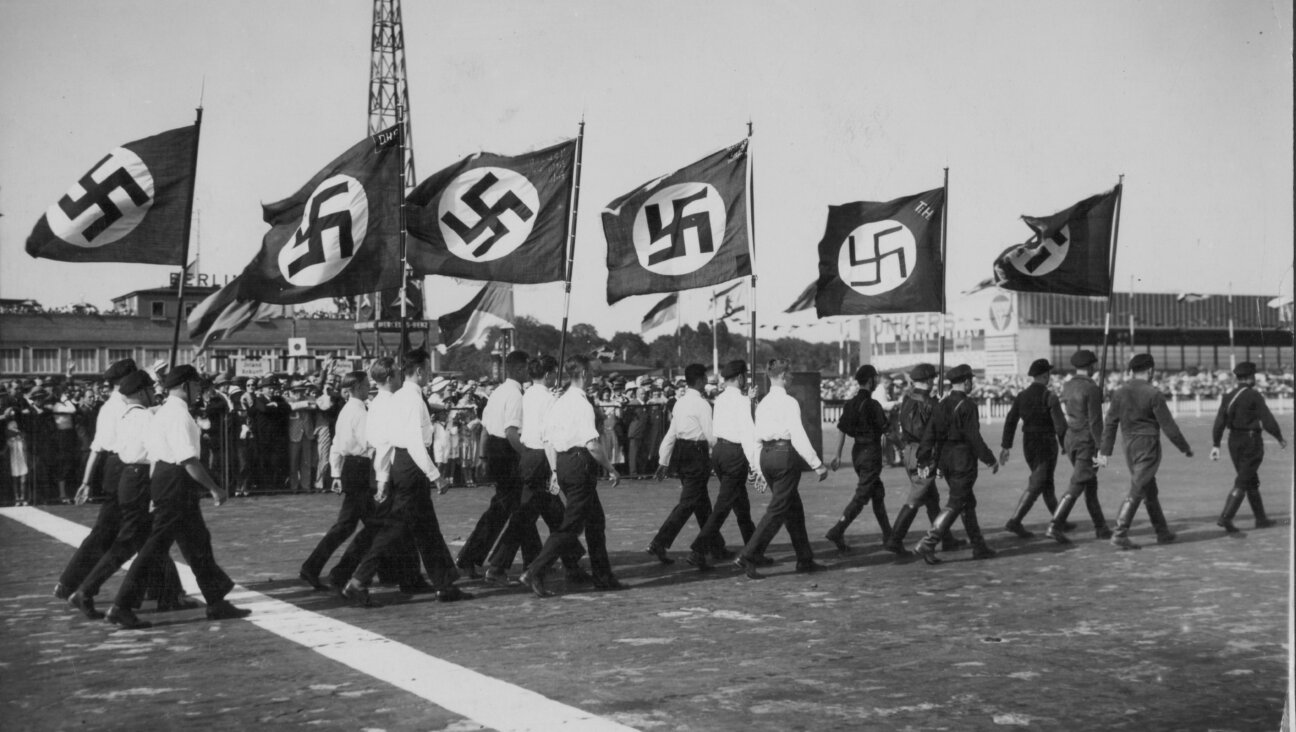 Hitler Youth recruits in a Nazi Party parade prior to World War Two, Berlin, Germany, June 12th 1932. 
