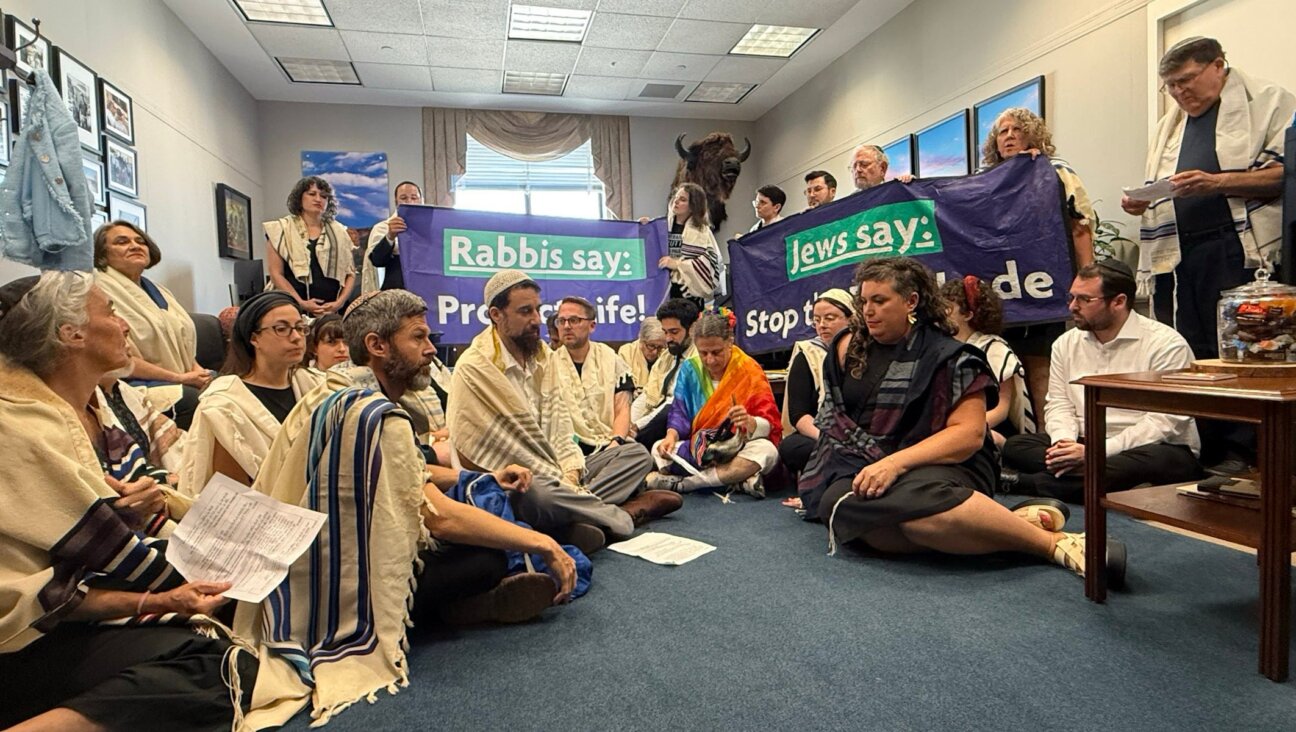 A group of rabbis staged a sit-in at the office of Senate Majority Leader John Thune, a South Dakota Republican, calling for aid in Gaza.