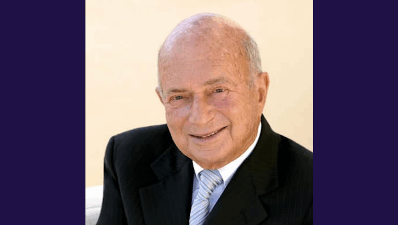 S. Daniel Abraham died on June 29, 2025 at 100. (Photo courtesy S. Daniel Abraham Center for Middle East Peace)