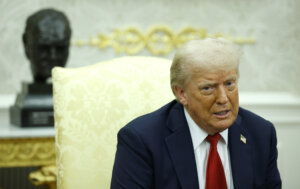 President Donald Trump at the White House on July 14.