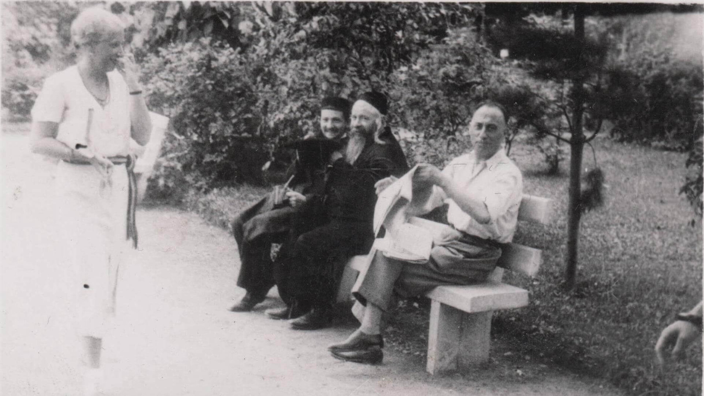 Jews in the Ukrainian town of Truskawiec, in the 1930s