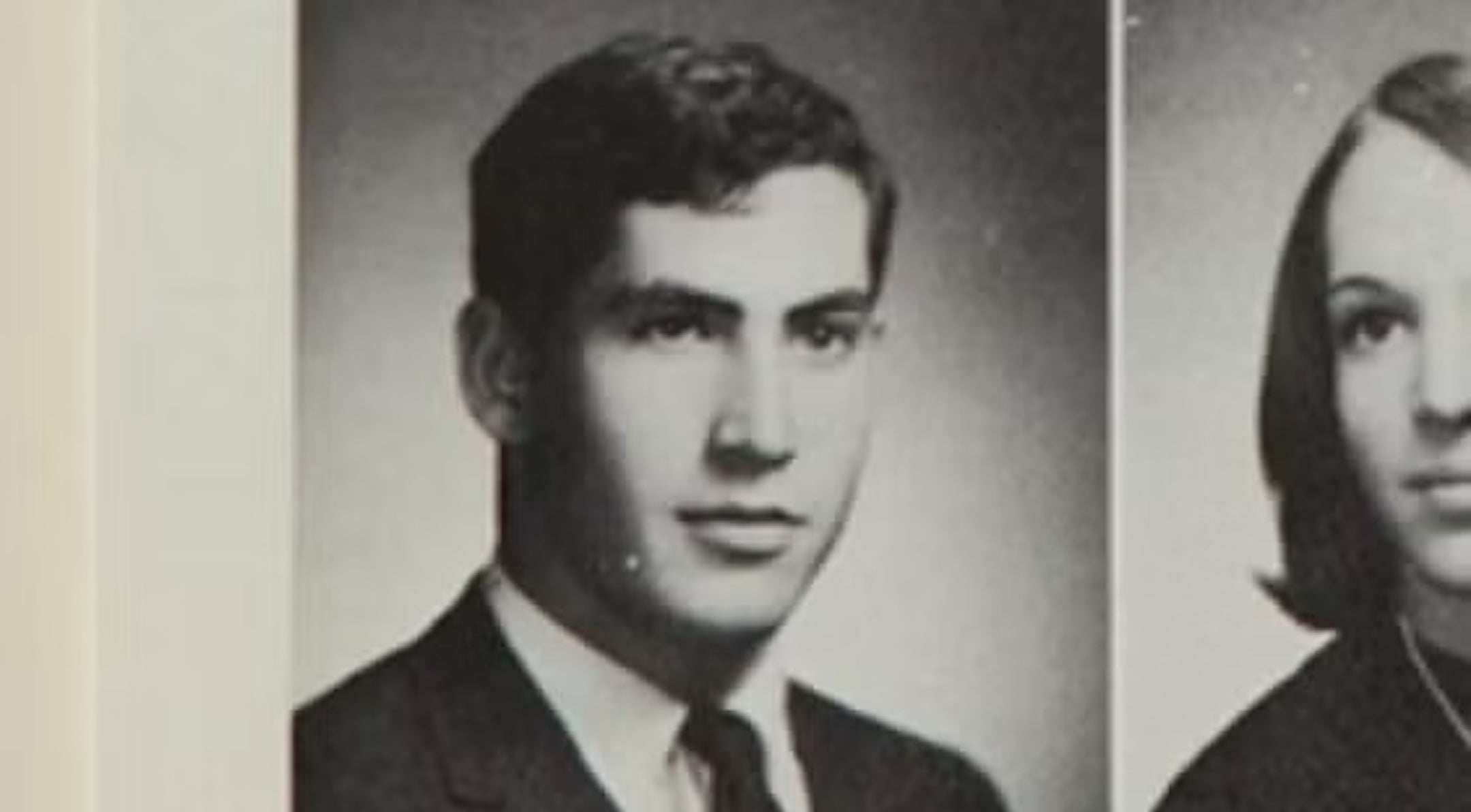 Benjamin Netanyahu as pictured in his high school yearbook at Cheltenham High School in Cheltenham, Pennsylvania. (File photo)