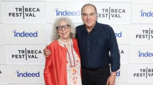 Kathryn Grody and Mandy Patinkin attend the “Seasoned” premiere during the 2025 Tribeca Film Festival at Spring Studios on June 08, 2025 in New York City. (Dominik Bindl/Getty Images for Tribeca Festival)