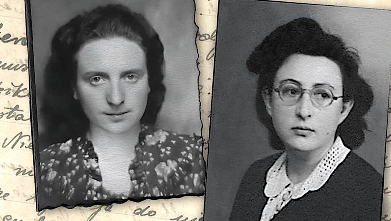 זעניע לאַרסאָן (רעכטס) און חוה ראָזענפֿאַרב