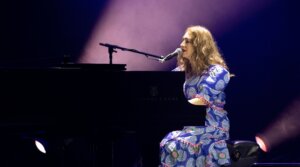 Regina Spektor performs at MGM Music Hall at Fenway on July 31, 2024 in Boston, Massachusetts.