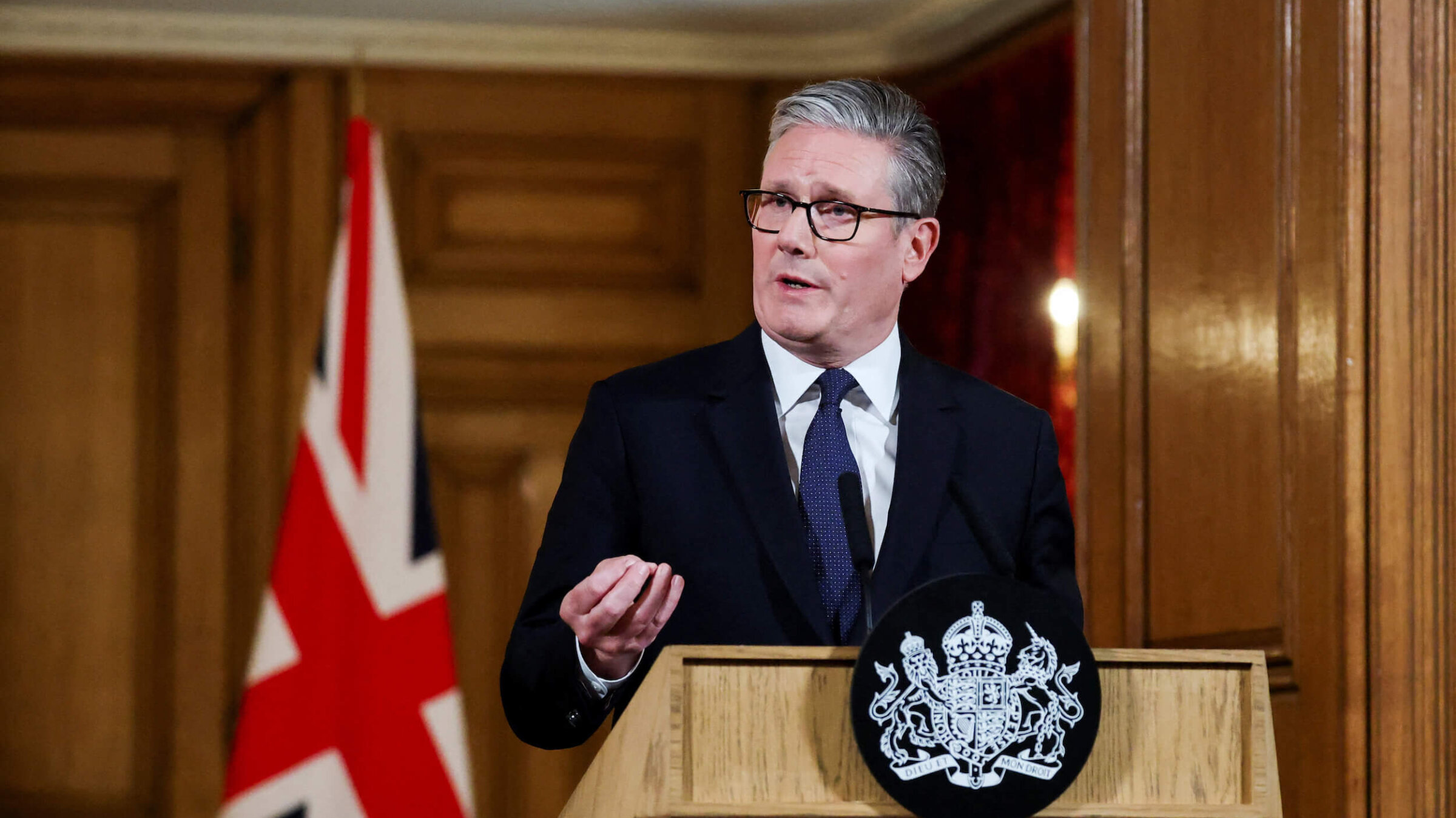 British Prime Minister Keir Starmer announces that the United Kingdom may recognize a Palestinian state in September, following an emergency cabinet meeting on Gaza in London on July 29.