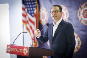 Pennsylvanian Gov. Josh Shapiro on July 31.