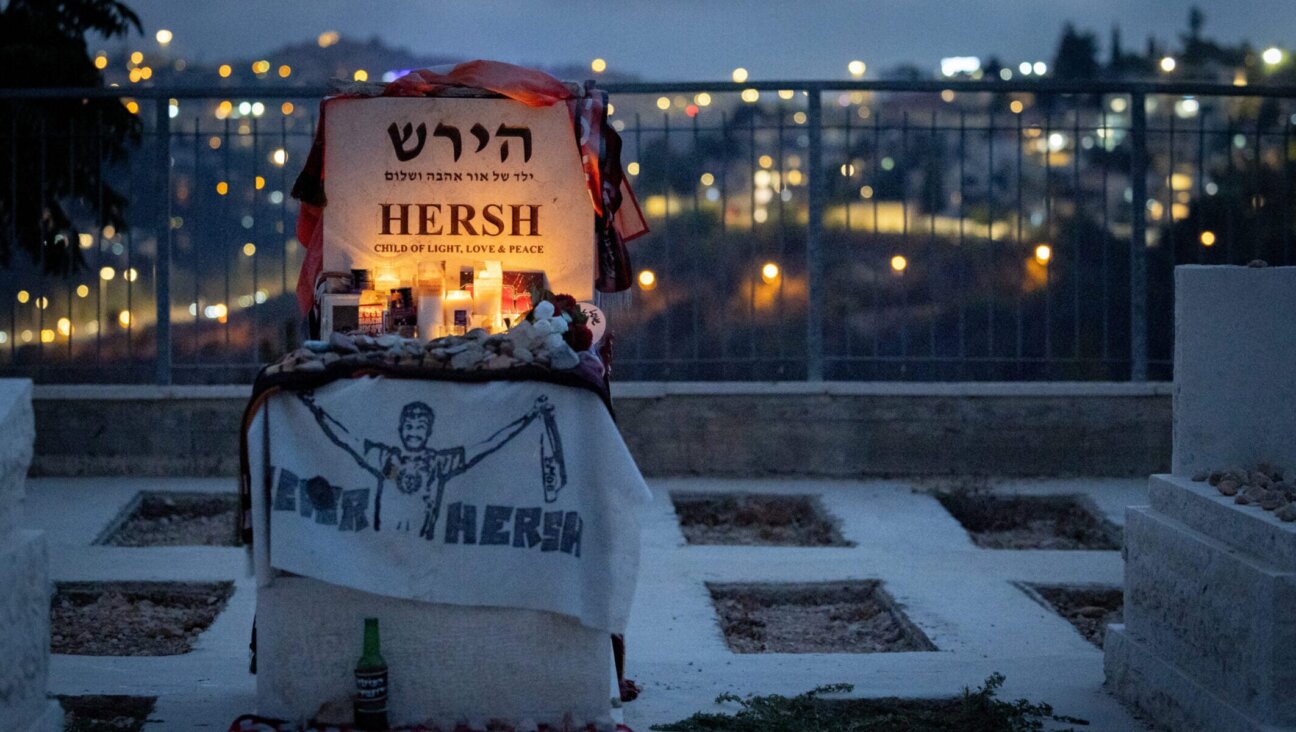 The grave of slain Israeli-American hostage Hersh Goldberg Polin at Har HaMenuchot cemetery in Jerusalem, July 28, 2025.