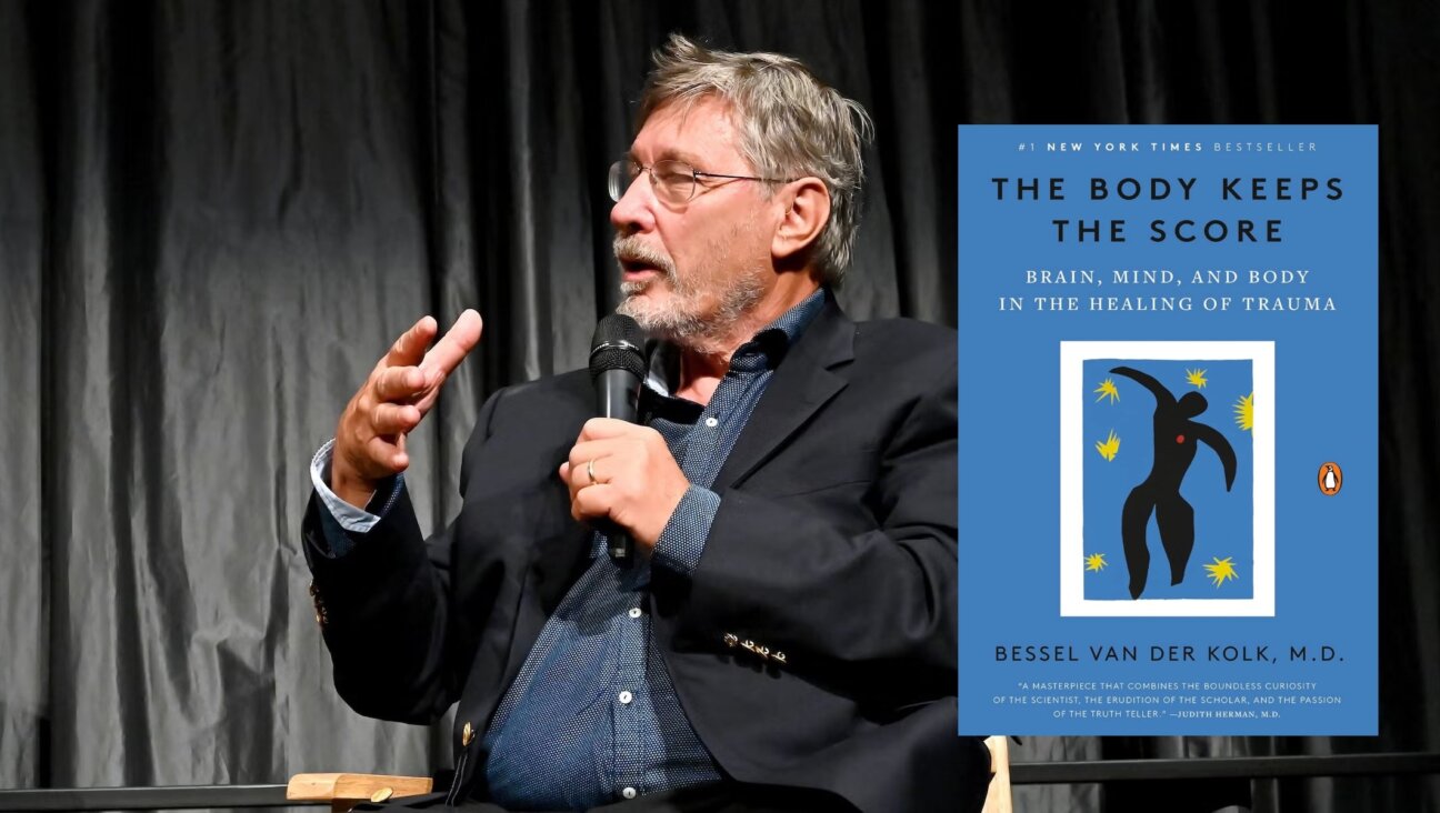 Bessel van der Kolk, author of “The Body Keeps the Score,” speaks at the premiere of Darrell Hammond’s “Cracked Up” at IFC Center in New York City, Sept. 13, 2019. 