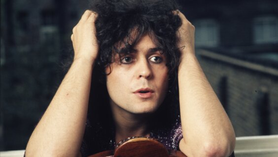 Marc Bolan, circa 1975.