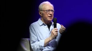 Israeli writer David Grossman attends the Letterature International Festival at Casa del Jazz on June 25, 2025 in Rome.