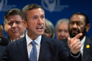 Ken Martin, chairman of the Democratic National Committee, on Aug. 05. 