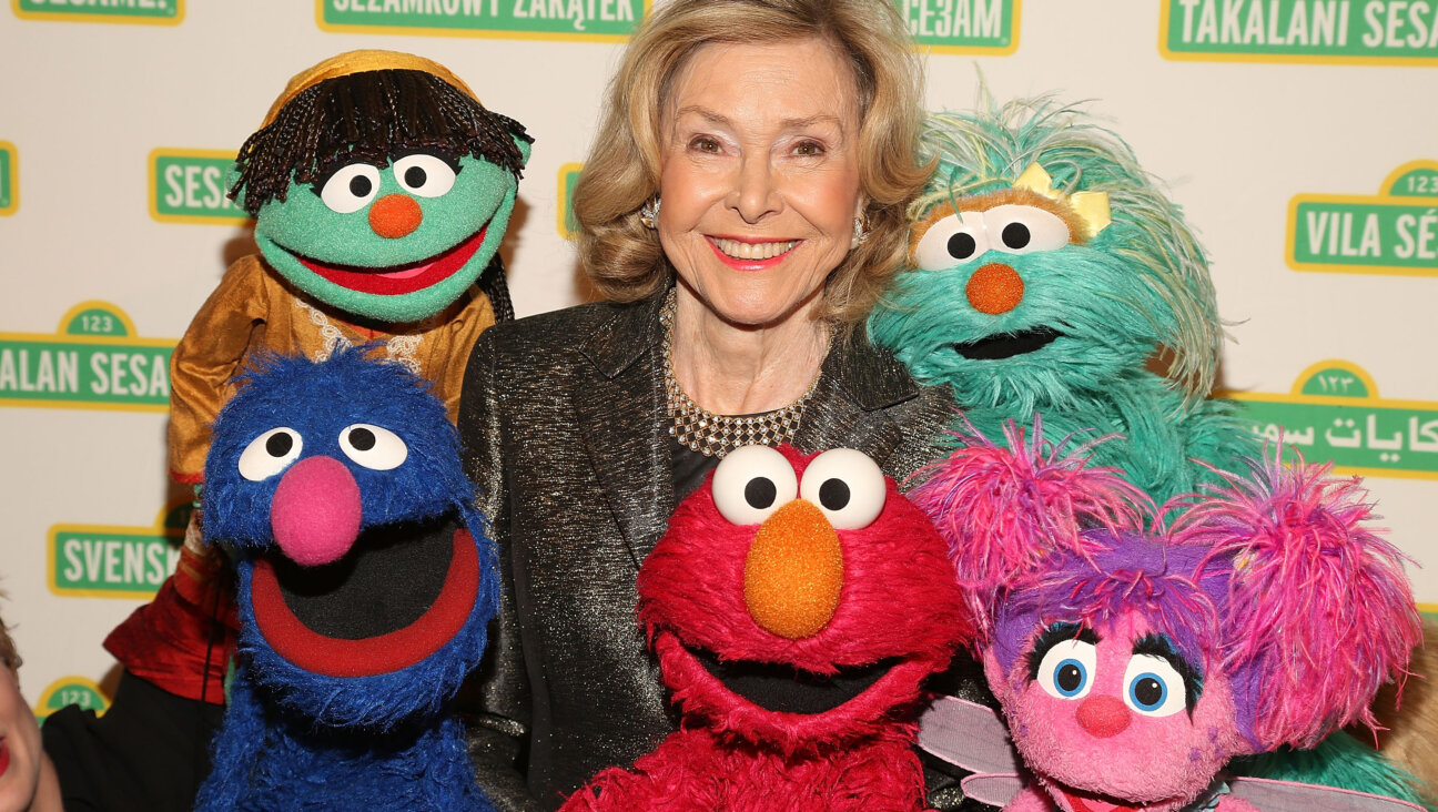 Joan Ganz Cooney and the Sesame Street Muppets, 2015.