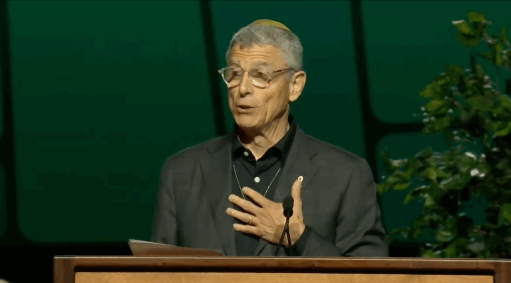 Rabbi Rick Jacobs addresses the Evangelical Lutheran Church in America Churchwide Assembly, July 31, 2025.