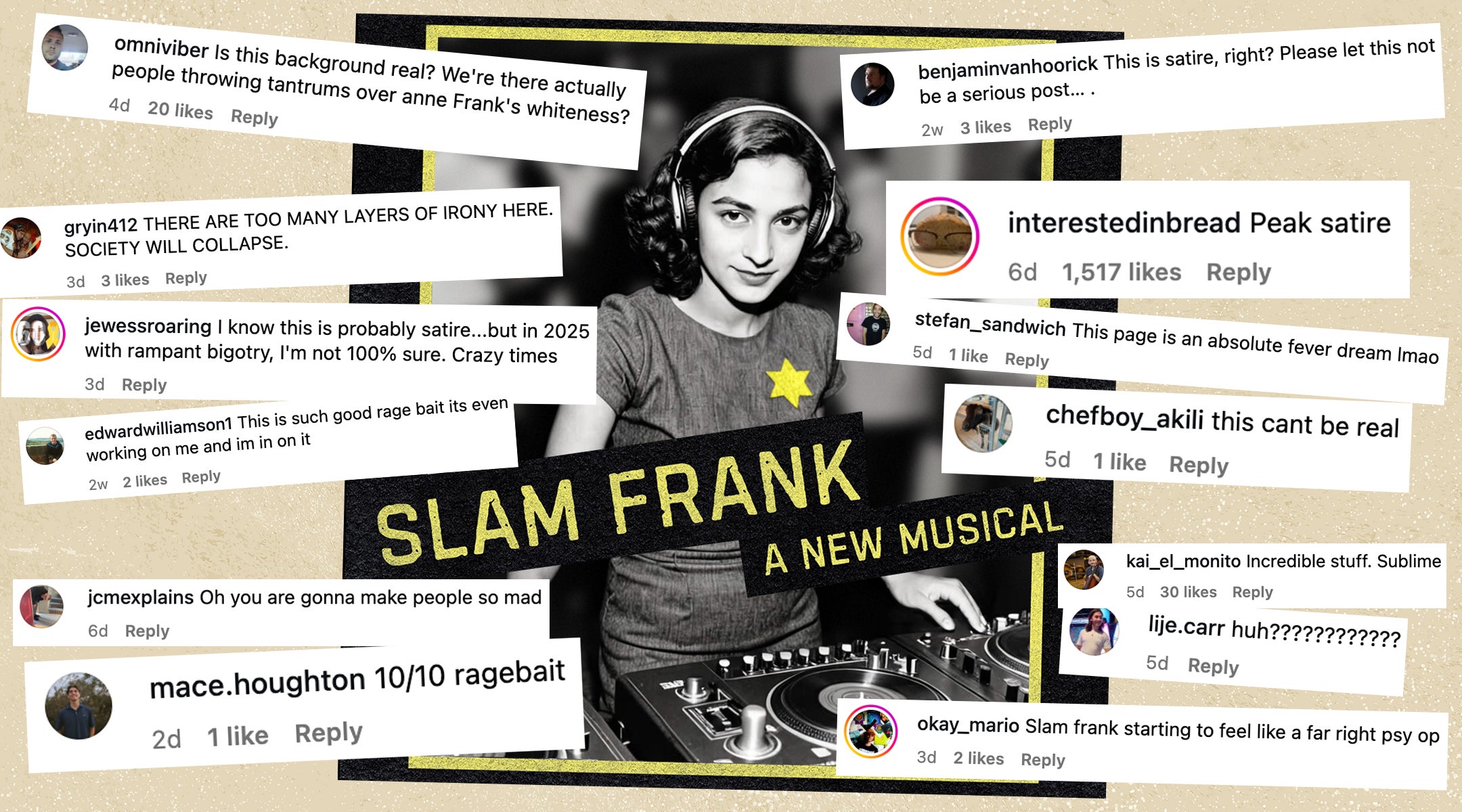“Slam Frank”‘s Instagram account, the show’s primary engine of promotion, has stoked people’s confusion. 