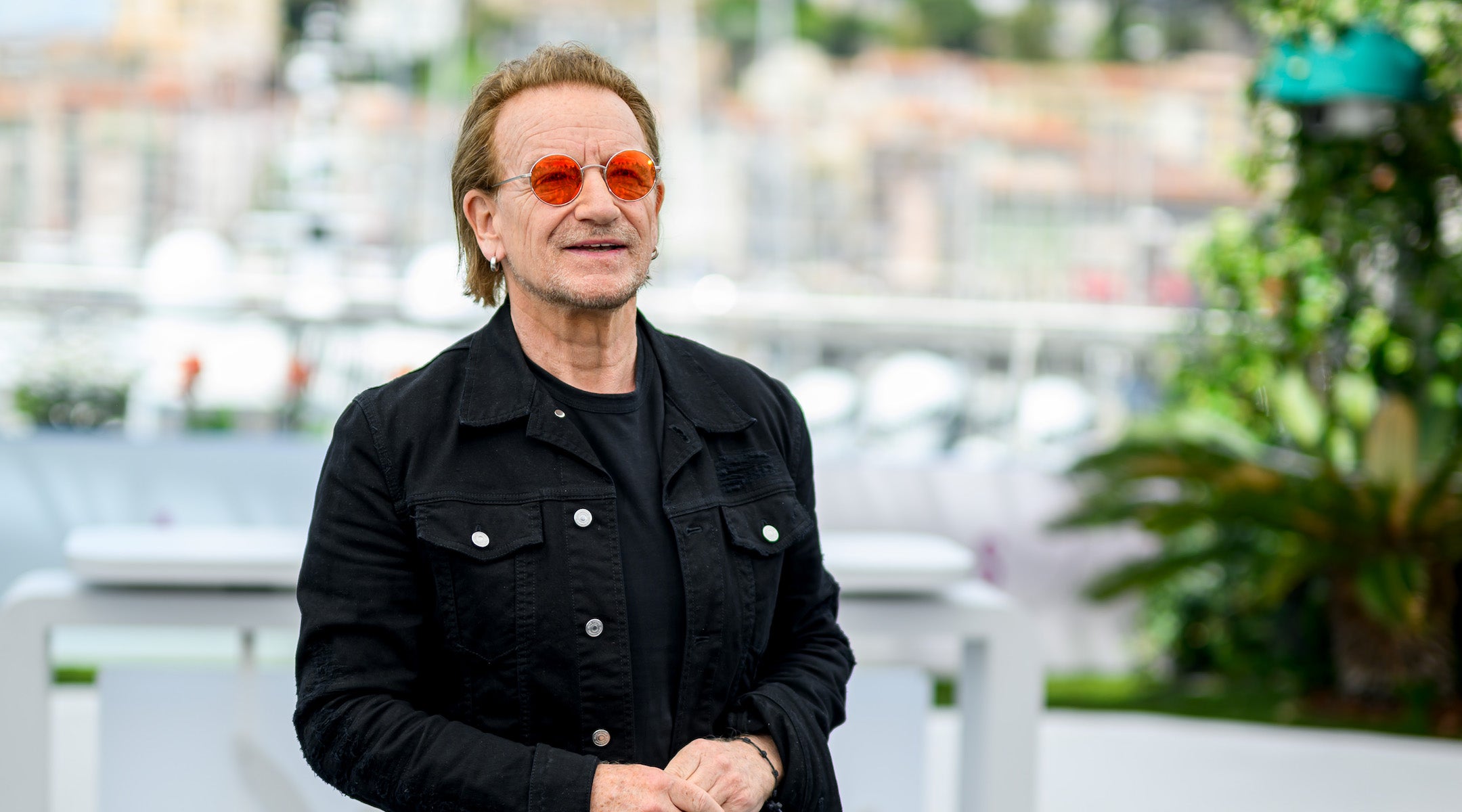 Bono during the “Bono: Stories Of Surrender” photocall at the 78th annual Cannes Film Festival at Palais des Festivals on May 17, 2025 in Cannes, France.