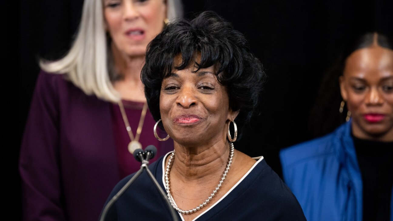 Rep. Valerie Foushee, a North Carolina Democrat, speaks at a news conference with freshman women of the 118th Congress at the House Democrats 2023 Issues Conference in Baltimore, Maryland, on March 2, 2023. 