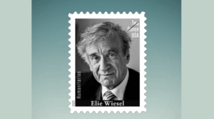 The United States Postal Service released a new series of stamps in honor of Elie Wiesel. 