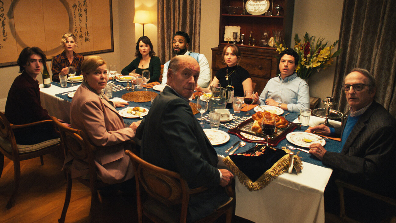 The Shabbat dinner that anchors the film.
