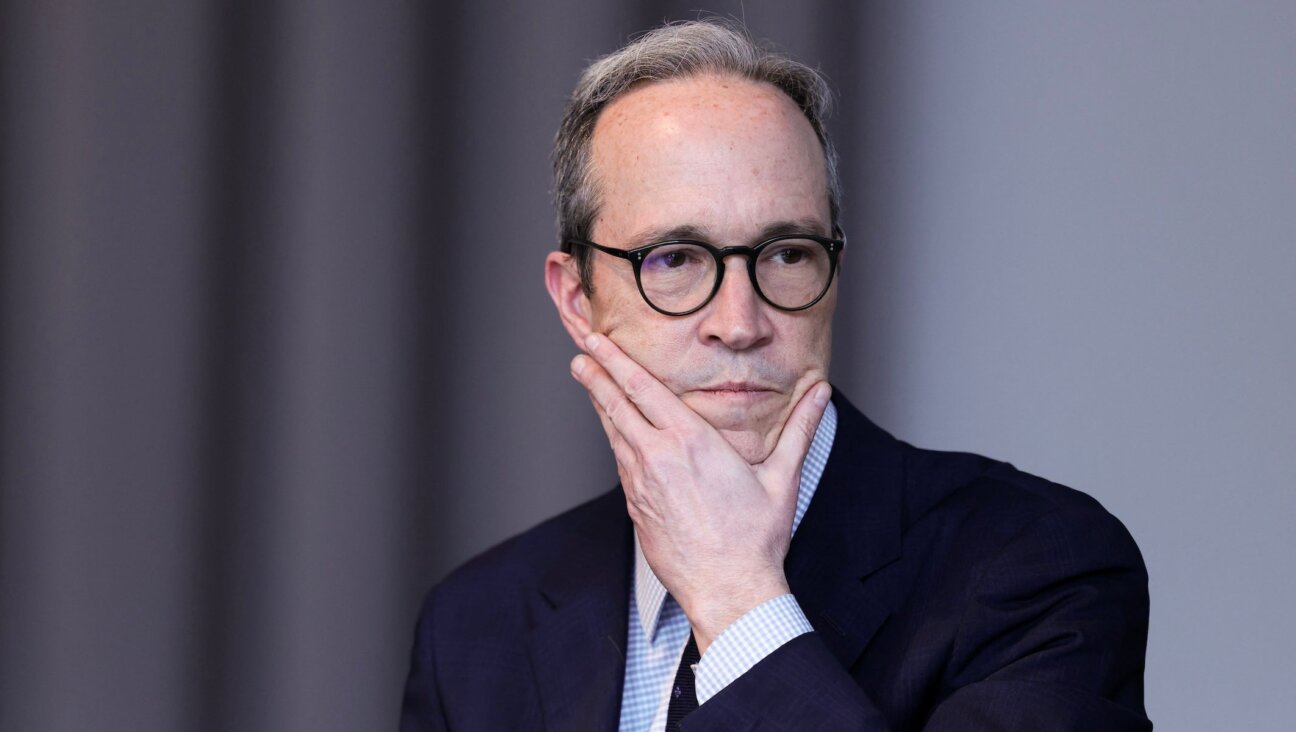 Jim Walden speaks during a mayoral forum at Columbia Journalism School, New York City, April 14, 2025.